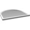 Ekena Millwork Round Top Surface Mount PVC Gable Vent: Functional, w/ 2"W x 2"P Brickmould Sill Frame, 40"W x 38"H GVPRT40X3803SF - alternate 2